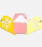 Set of 3 Handmade Birthday Gift Tags with Removable Card Inserts - Image 3