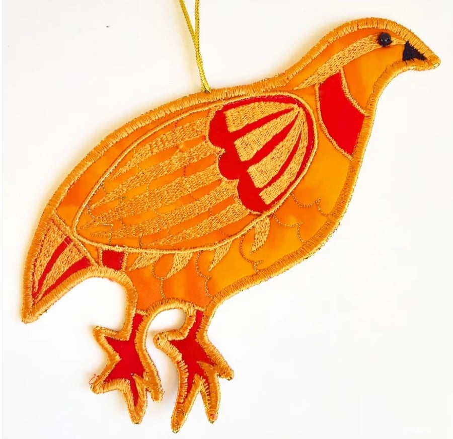 Partridge - Hanging Decoration 