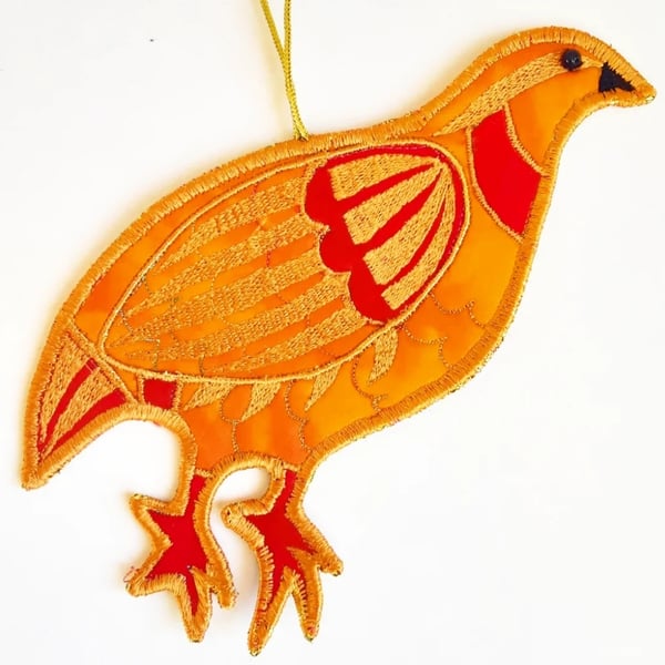 Partridge - Hanging Decoration 