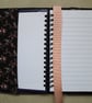 SOLD - A6 Ditsy Floral Trellis Reusable Notebook Cover - Image 2