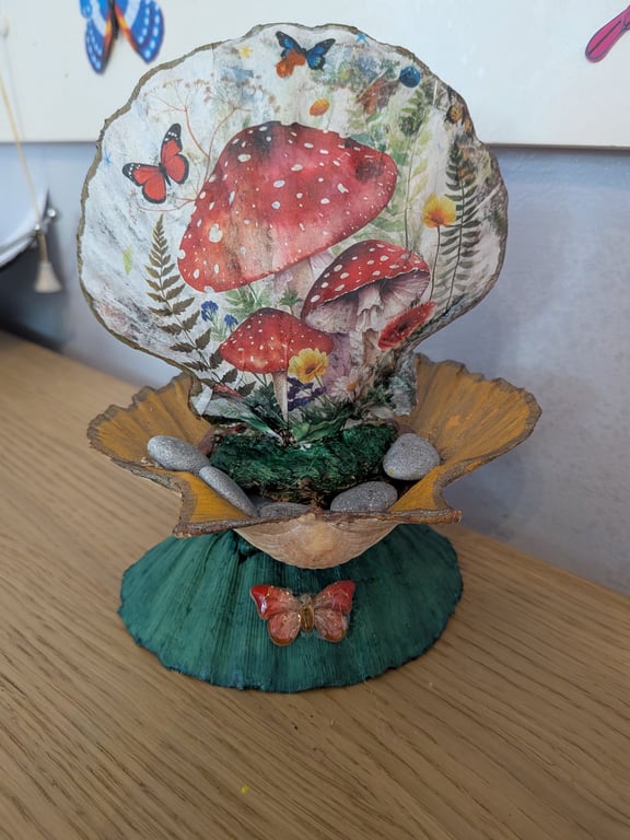 Unique Handmade Shell Ornament