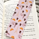 Pink Paris Themed Bookmark, Book Lovers Gift, Travel Bookmark