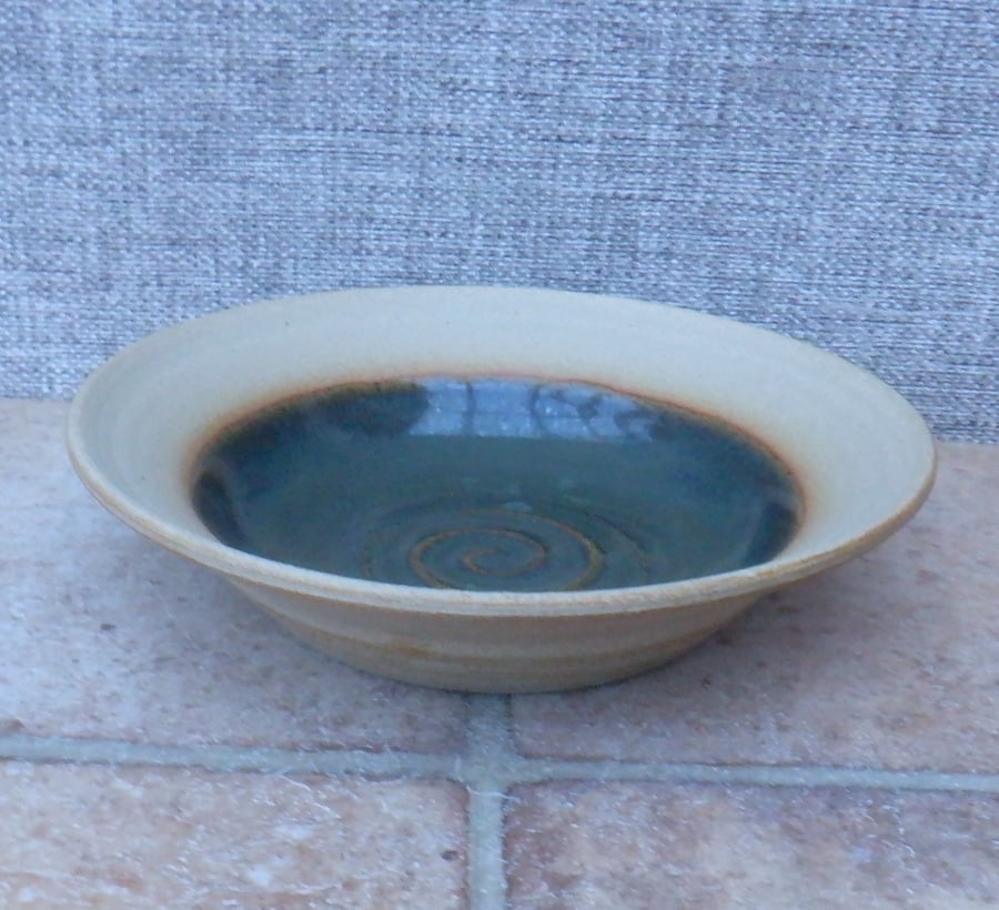 Soup cereal salad noodle rice serving bowl hand thrown stoneware pottery ceramic