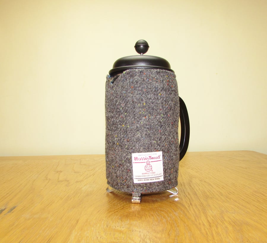 Harris Tweed Cafetiere Cosy (French Press Cozy) for 8 Cup Cafetiere