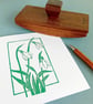 Snowdrops Greetings Card - blank, birthday, floral, Mother's Day, Spring - Image 2