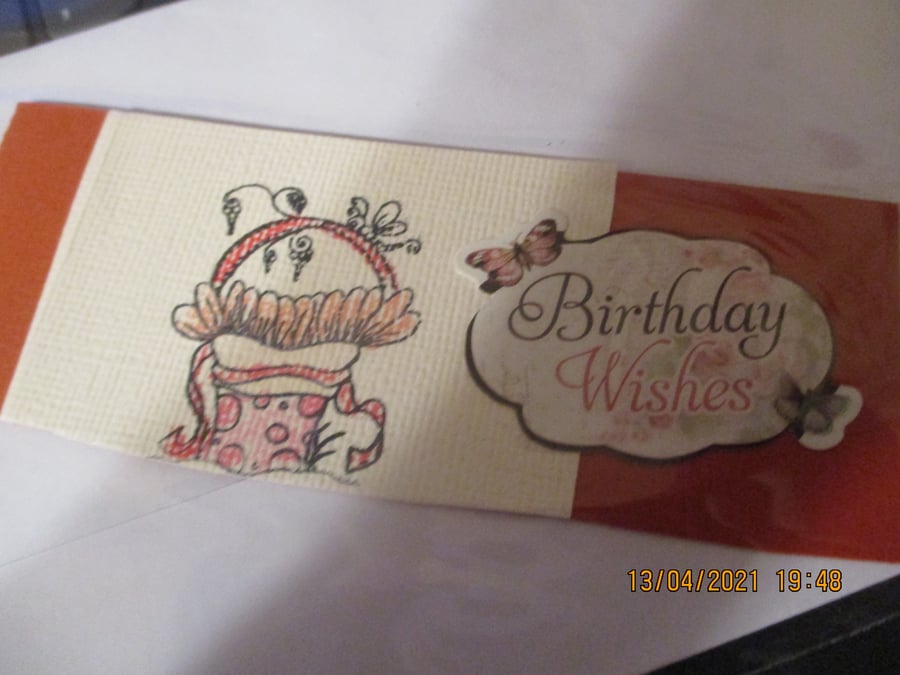 Birthday Wishes Bag Card