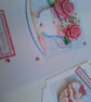 Birthday card and gift tag set. Birthday card. Decoupage card. Ref 159 - Image 2