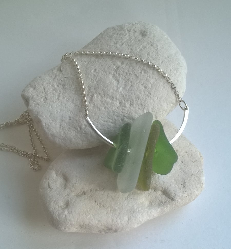 Sea Glass Smile Necklace