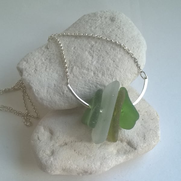 Sea Glass Smile Necklace