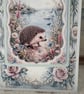 Greeting Card - Hedgehog - C286 - Image 2