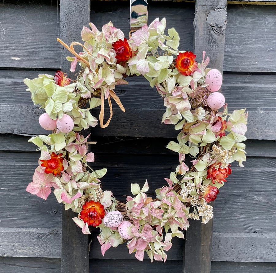 Dried Flower Wreath - Hedgerow