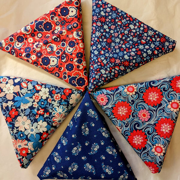 Liberty Cotton Fabric Jubilee Red, White and Blue Capsule Collection
