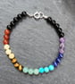 7 Chakra bracelet with sterling silver - Image 9