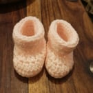 Handmade Crochet Baby Booties