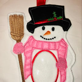 Snowman Christmas Treat Decoration