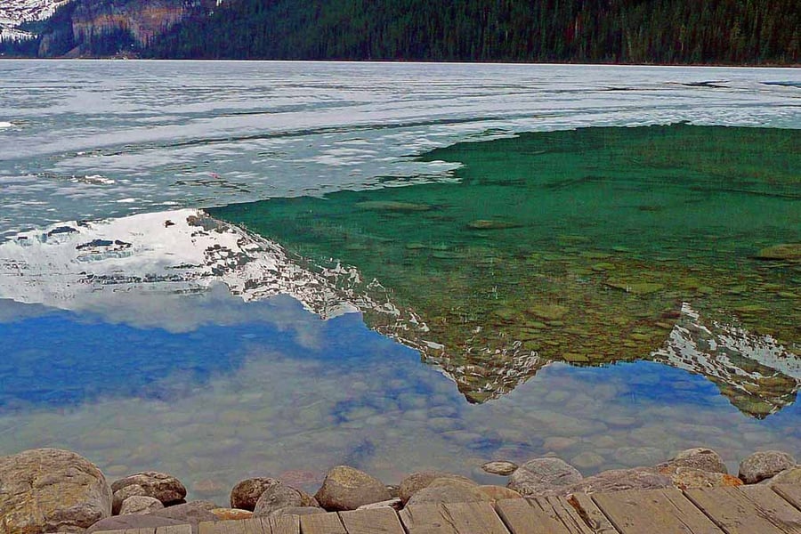 Lake Louise Victoria Glacier Banff Canada Photograph Print