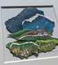 Stormy Clouds Cottage - Miniature collage. Mounted - Image 5