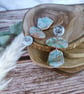 Marbled Polymer Clay Statement Earrings: Handmade Organic Design - Image 5