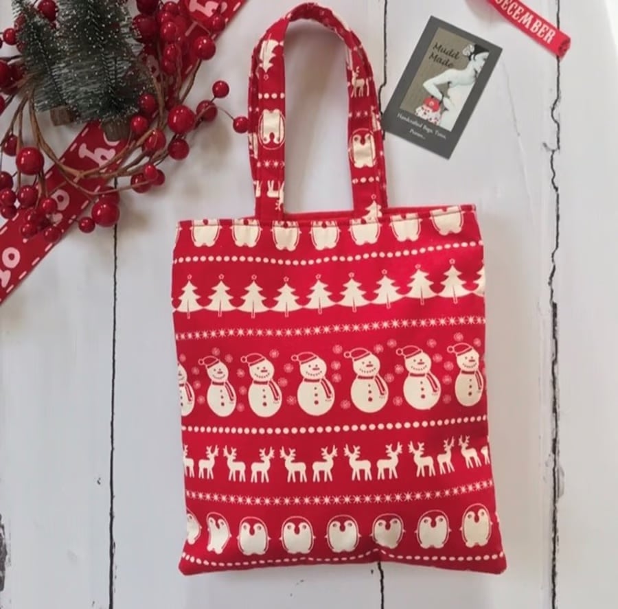 Small Christmas Tote