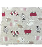 Double pointed case in red sheep canvas, DPN Case, knitting needle case,  - Image 5