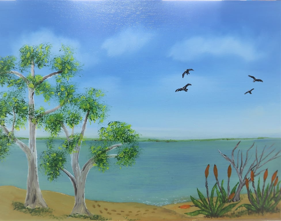 Peace and Quite.  Original Oil Artwork by Maz