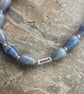 Sterling Silver Gemstone Bracelet with Blue Aventurine - Image 3