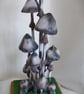 Fantasy Clay Toadstools Art Sculpture - Image 5