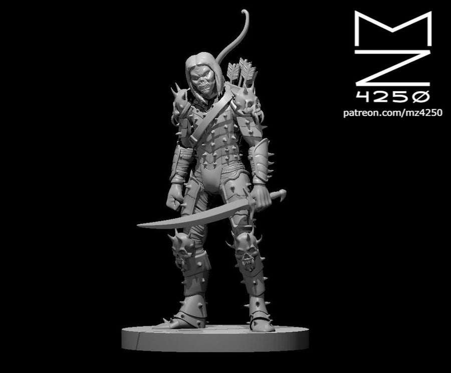 Wight - 3D Printed Resin DnD Pathfinder Figure Mini Miniature