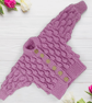 Hand-Knitted Baby Cardigan, Bobble Texture, Custom Colours & Sizes Birth-7 Years - Image 2