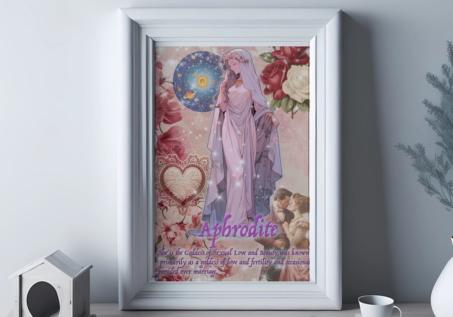 Greek Mythology Poster - Aphrodite