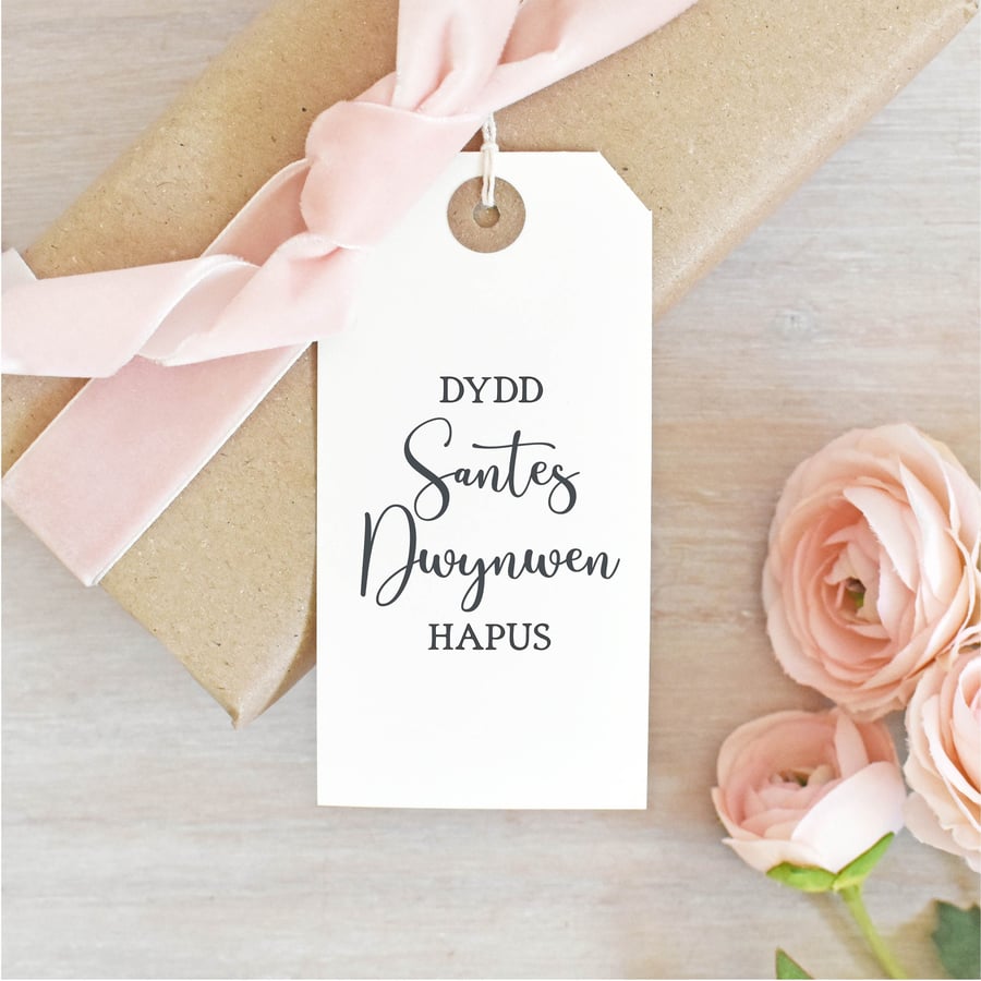 Dydd Santes Dwynwen Hapus Stamp Happy Saint Dwynwen Day