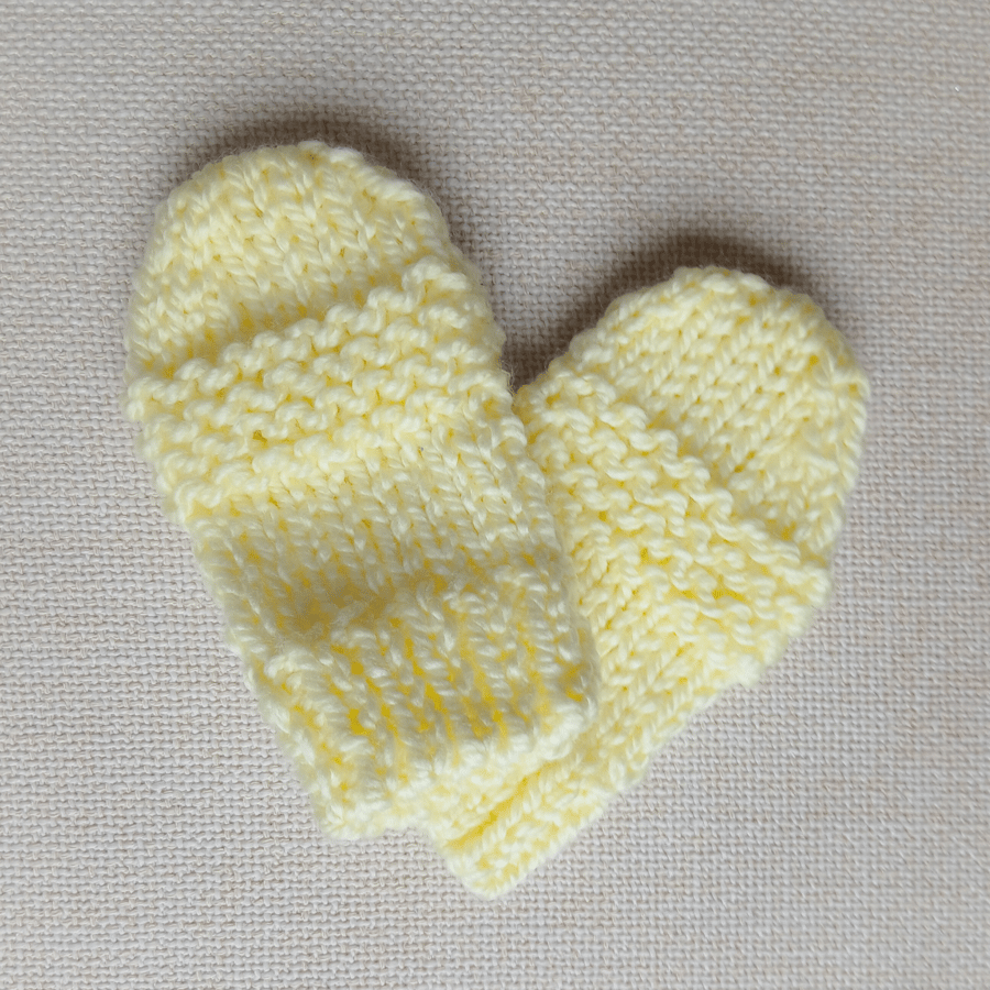 KNITTING PATTERN PDF Little Lemon Mittens 