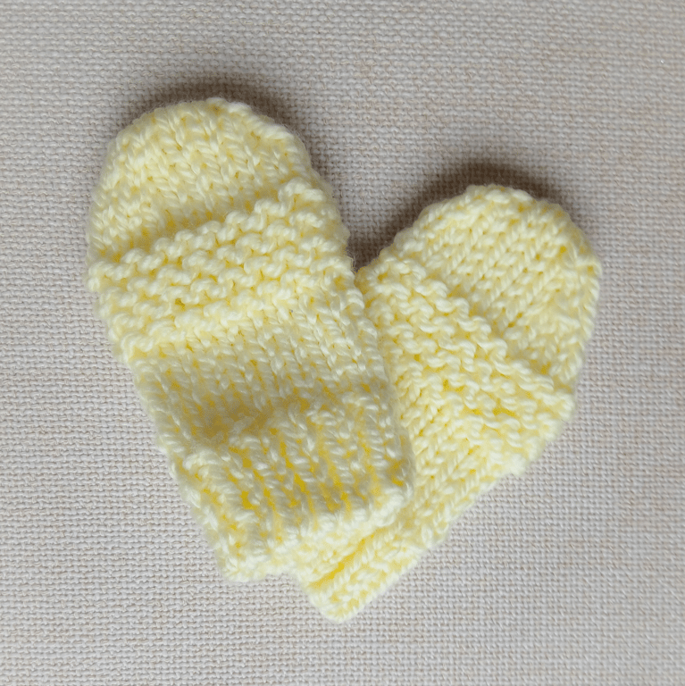 KNITTING PATTERN PDF Little Lemon Mittens 