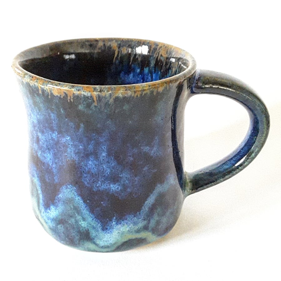 Mug with Blue Glaze 