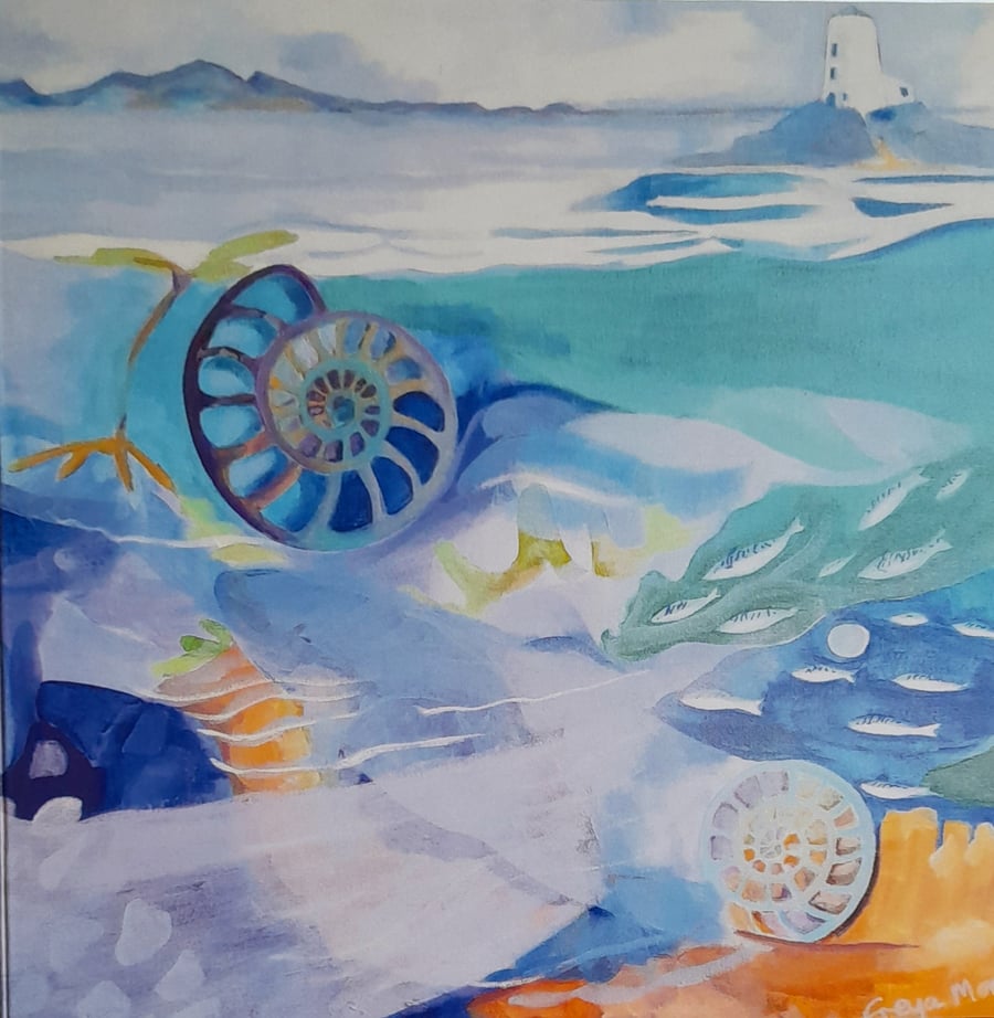 Llanddwyn Lighthouse - memories of the ocean 