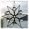 Snowflake Suncatcher Stained Glass Star 