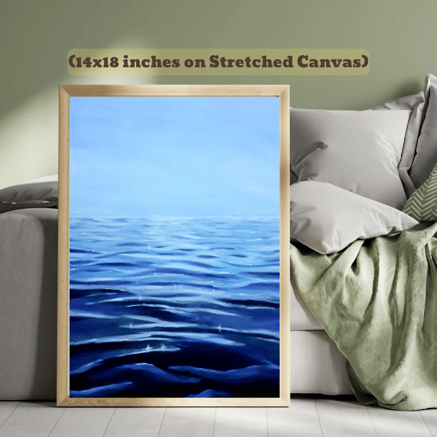 Serene Waves Painting