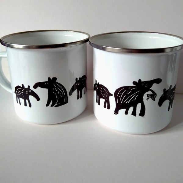 Tapir - Enamel Mug