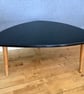 Black 'Fitter Happier' Coffee Table with Tapered Legs  - Image 2