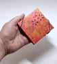 Tiny Handmade Pocket Watercolour Sketchbook For Artists in Orange and Purple - Image 5