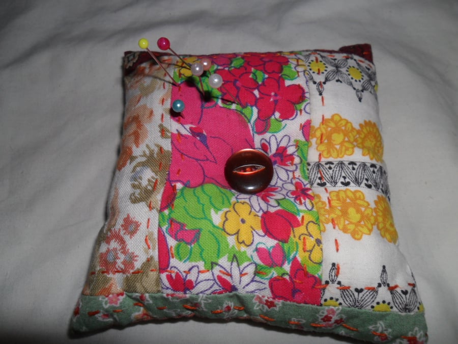 Pin Cushion Patchwork