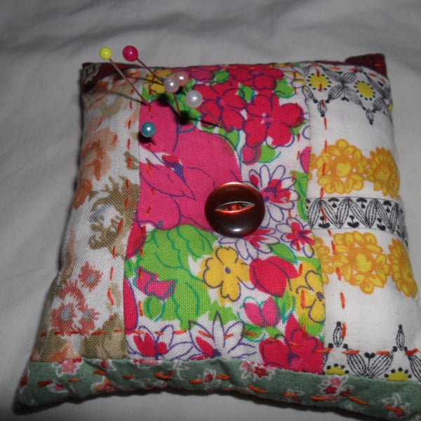 Pin Cushion Patchwork