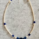 Natural Blue Stone Necklace