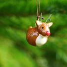 Reindeer with Red Nose - Decorations 