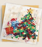Abstract Christmas Tree – Premium Festive Greeting Card