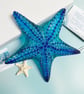 Fused Glass Starfish - Royal Blue -Turquoise - Image 10