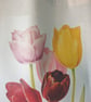 Tulip Flower Print Cotton Shopping Tote Bag - Image 4