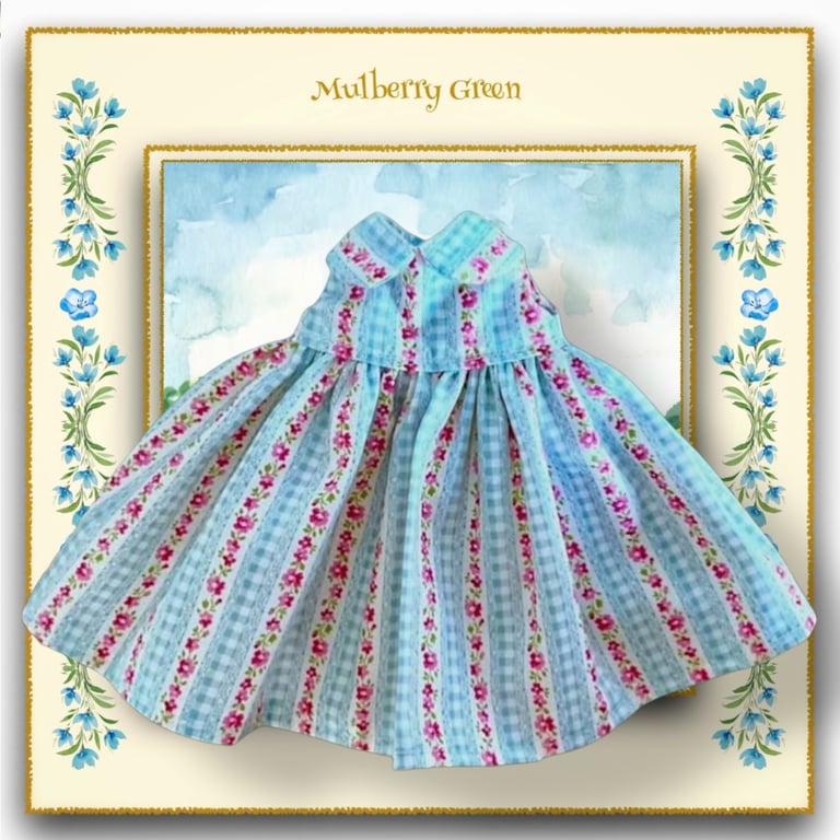 Striped Floral Dress