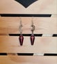 Spooky Moon Coffin Dangly Earrings  - Image 3