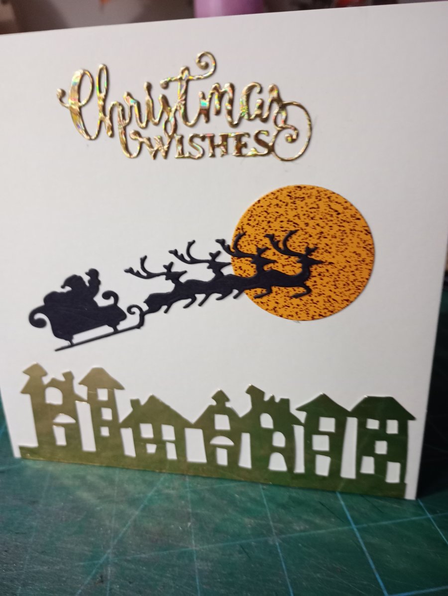 Reserved for Katy Pack of 36 Santa Christmas cards 